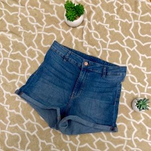 Denim shorts